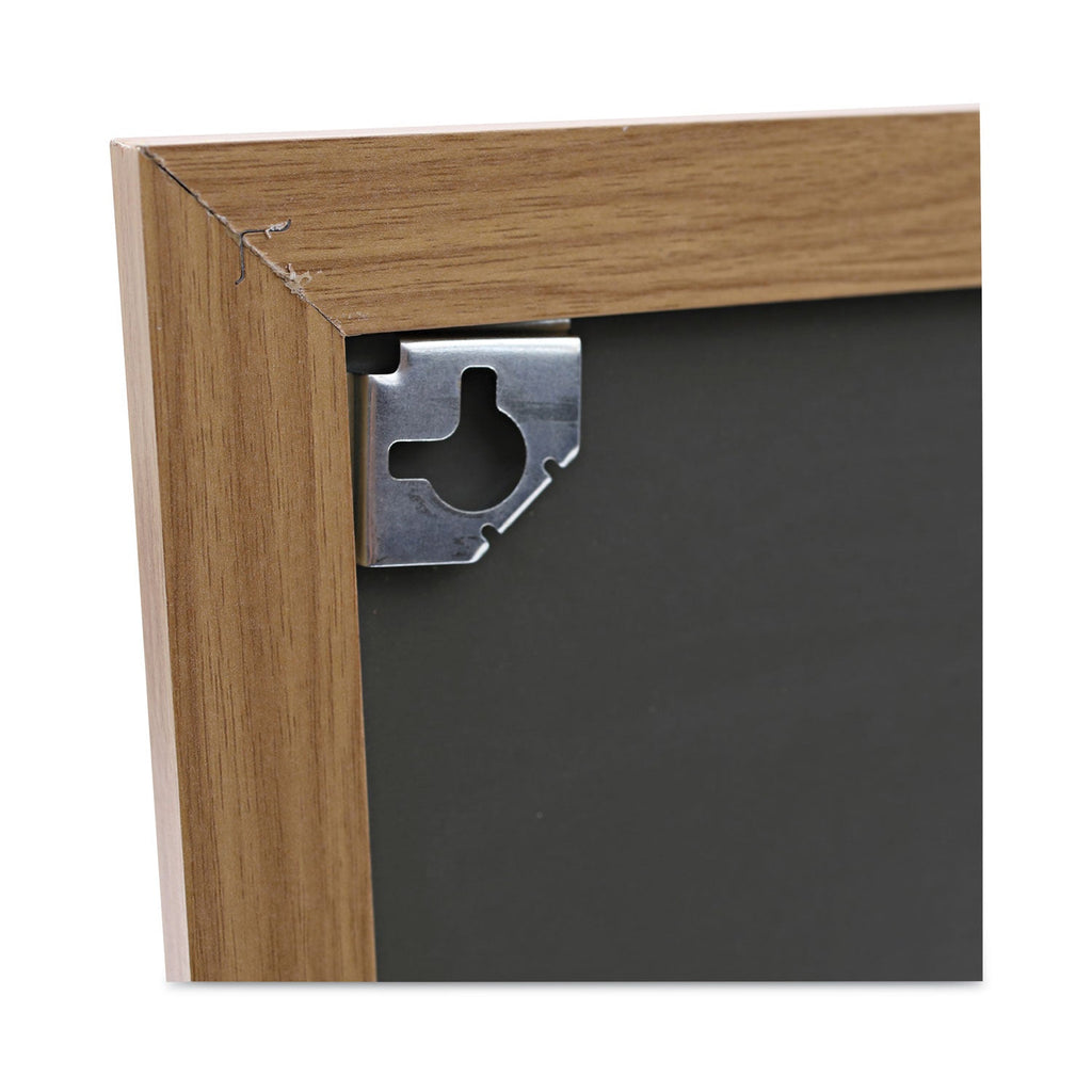 Universal Cork Board with Oak Style Frame, 24 x 18, Natural, Oak-Finished Frame