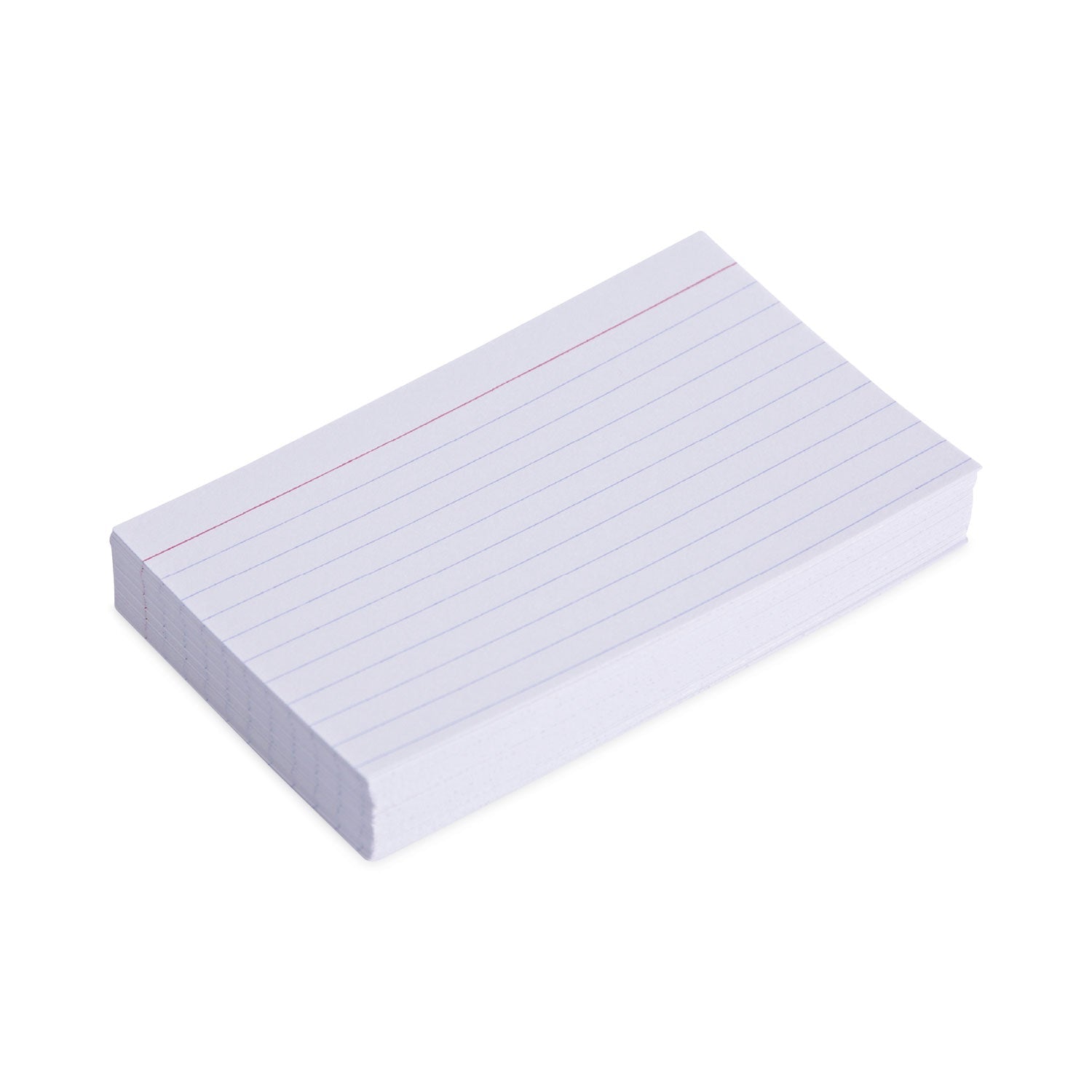 Universal Ruled Index Cards, 3 x 5, White, 100/Pack