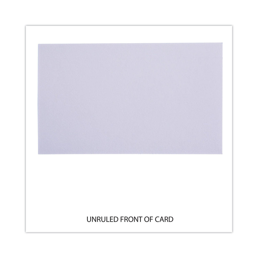 Universal Ruled Index Cards, 3 x 5, White, 100/Pack