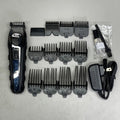 WAHL Lithium Ion Total Beard Trimmer Rechargeable Cordless Black Silver 09888