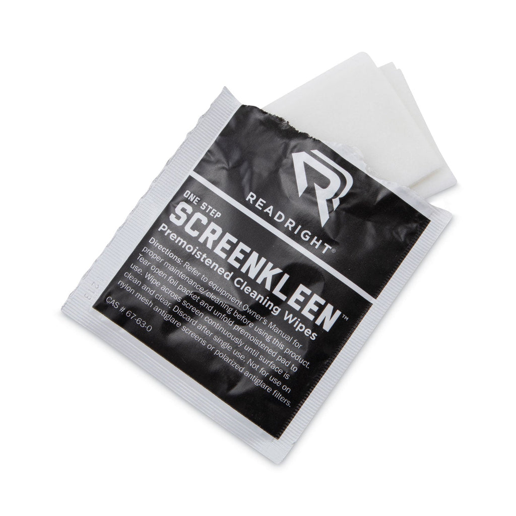 Read Right OneStep Screen Cleaner, 5 x 5, 24/Box