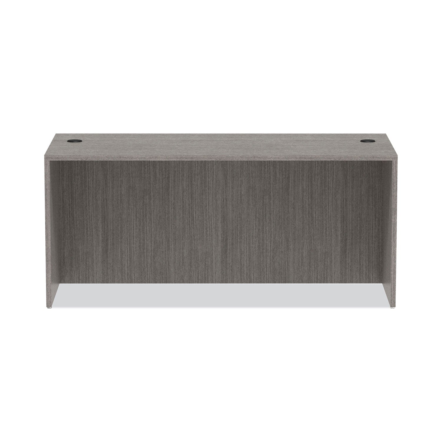 Alera Valencia Series Straight Front Desk Shell, 65" x 29.5" x 29.63", Gray