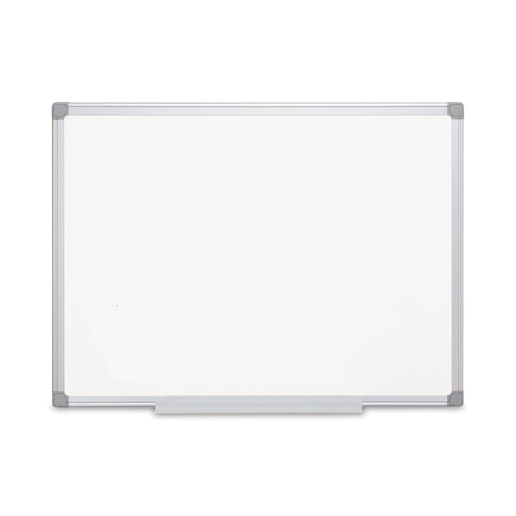 MasterVision Earth Ceramic Dry Erase Board, 36x48, Aluminum Frame