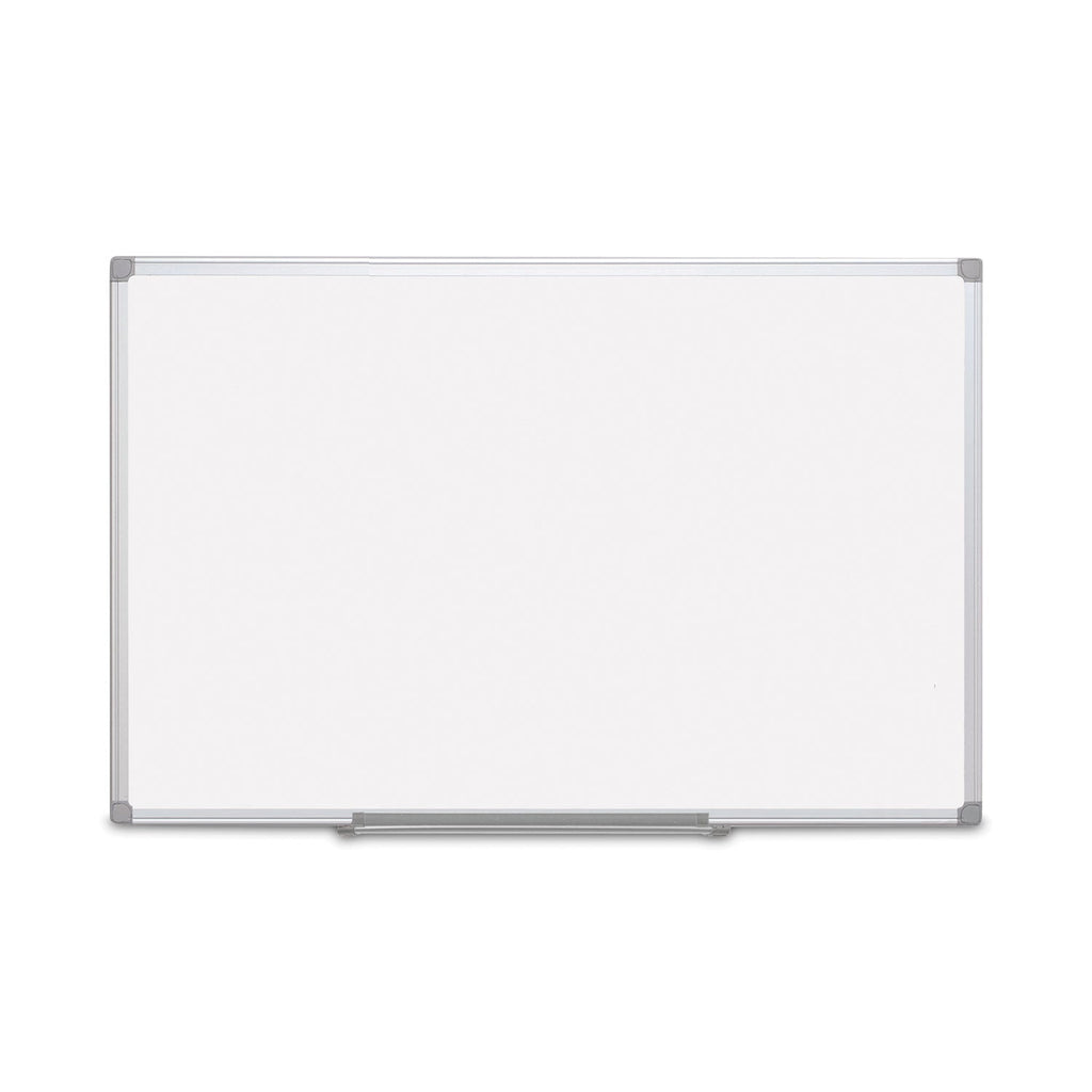 MasterVision Earth Ceramic Dry Erase Board, 48x72, Aluminum Frame