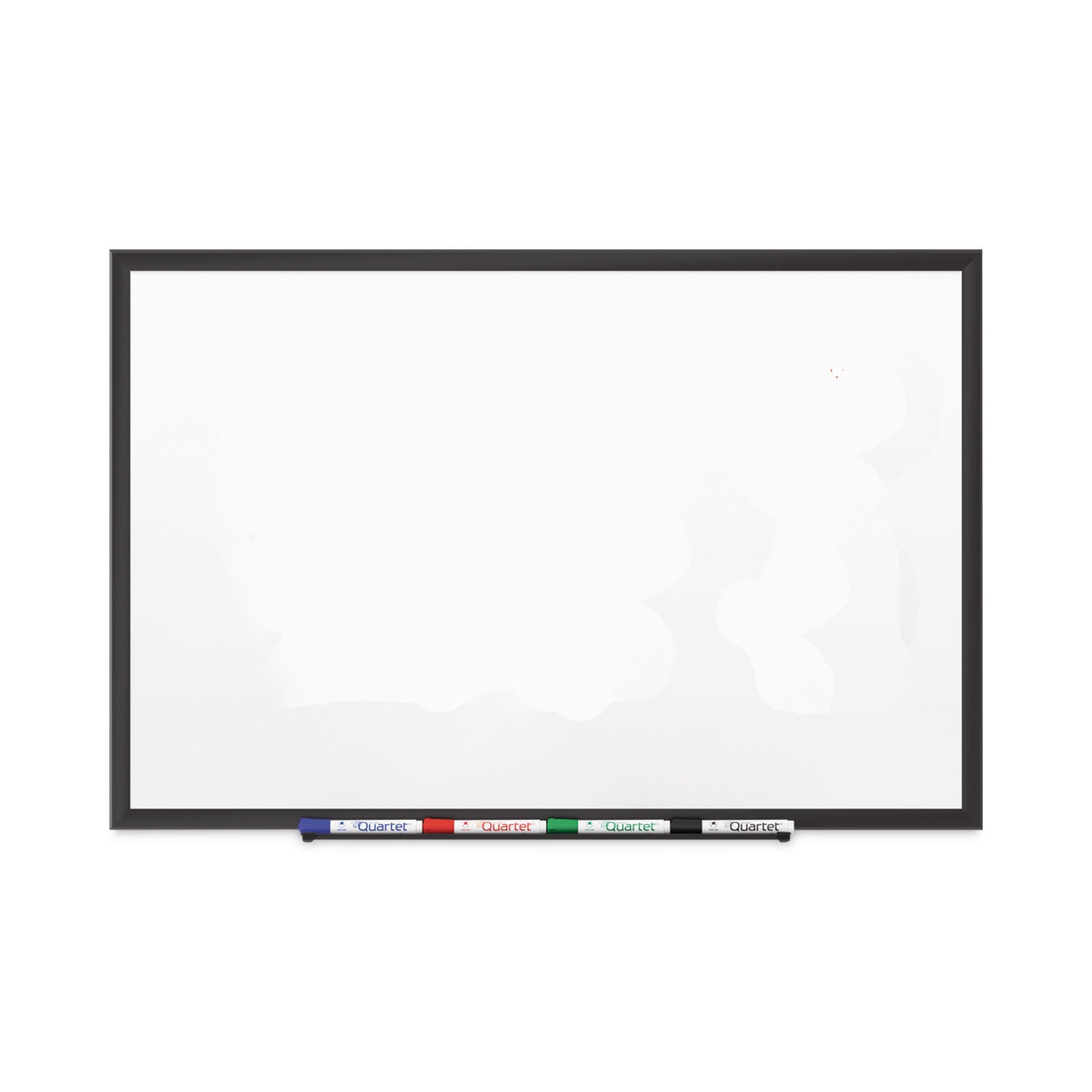 Quartet Classic Porcelain Magnetic Whiteboard, 96 x 48, Black Aluminum Frame