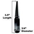4pc 3.5in Spike Lug Nuts