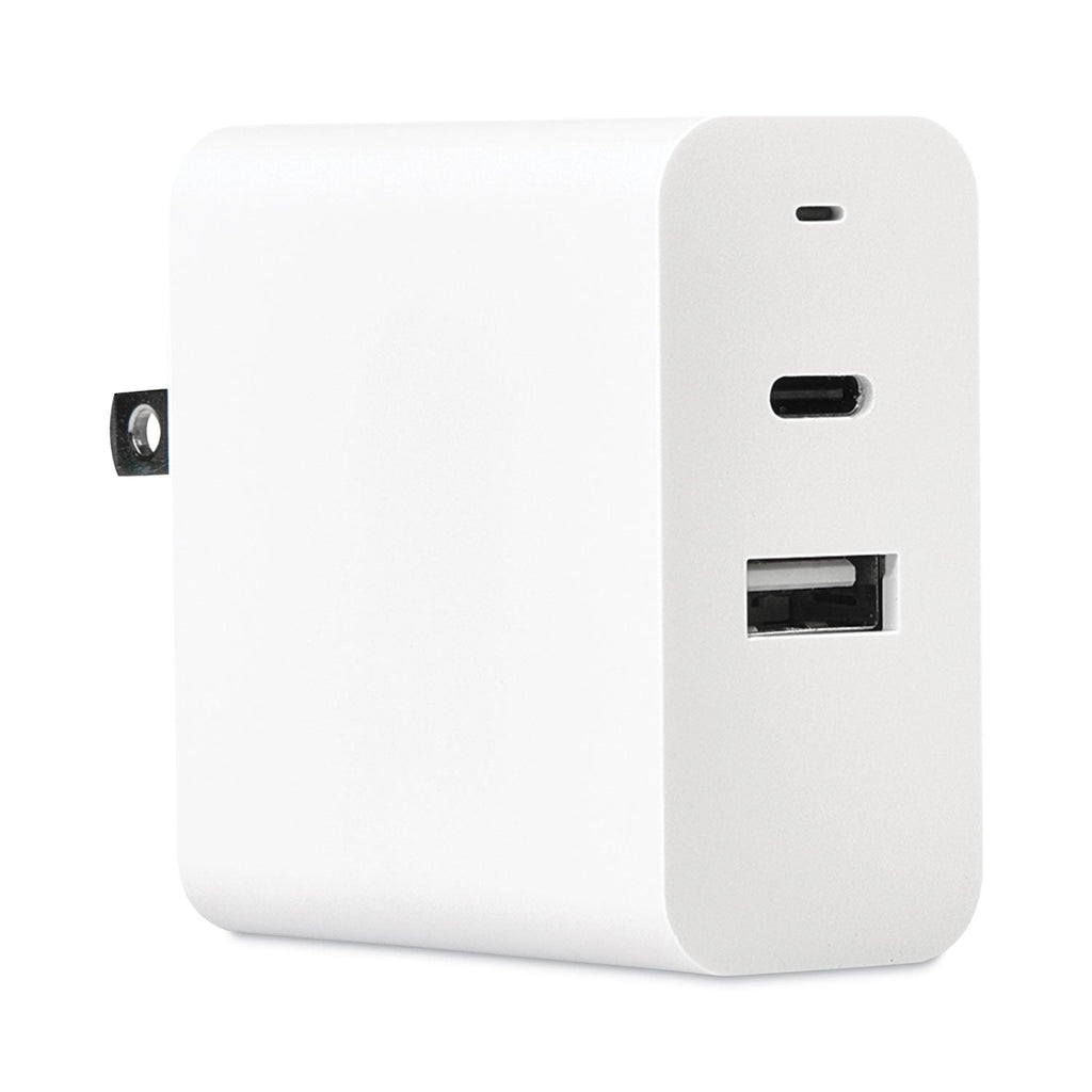 JENSEN 30 W Type-C and USB Wall Charger, White