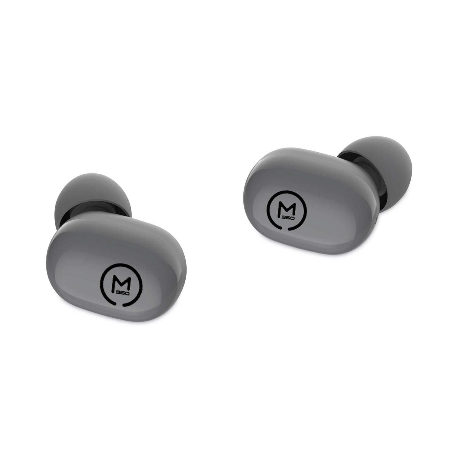 Morpheus 360 Spire True Wireless Earbuds Bluetooth In-Ear Headphones with Microphone, Dark Gray