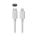 JENSEN USB-C to Lightning Cable, 6 ft, White