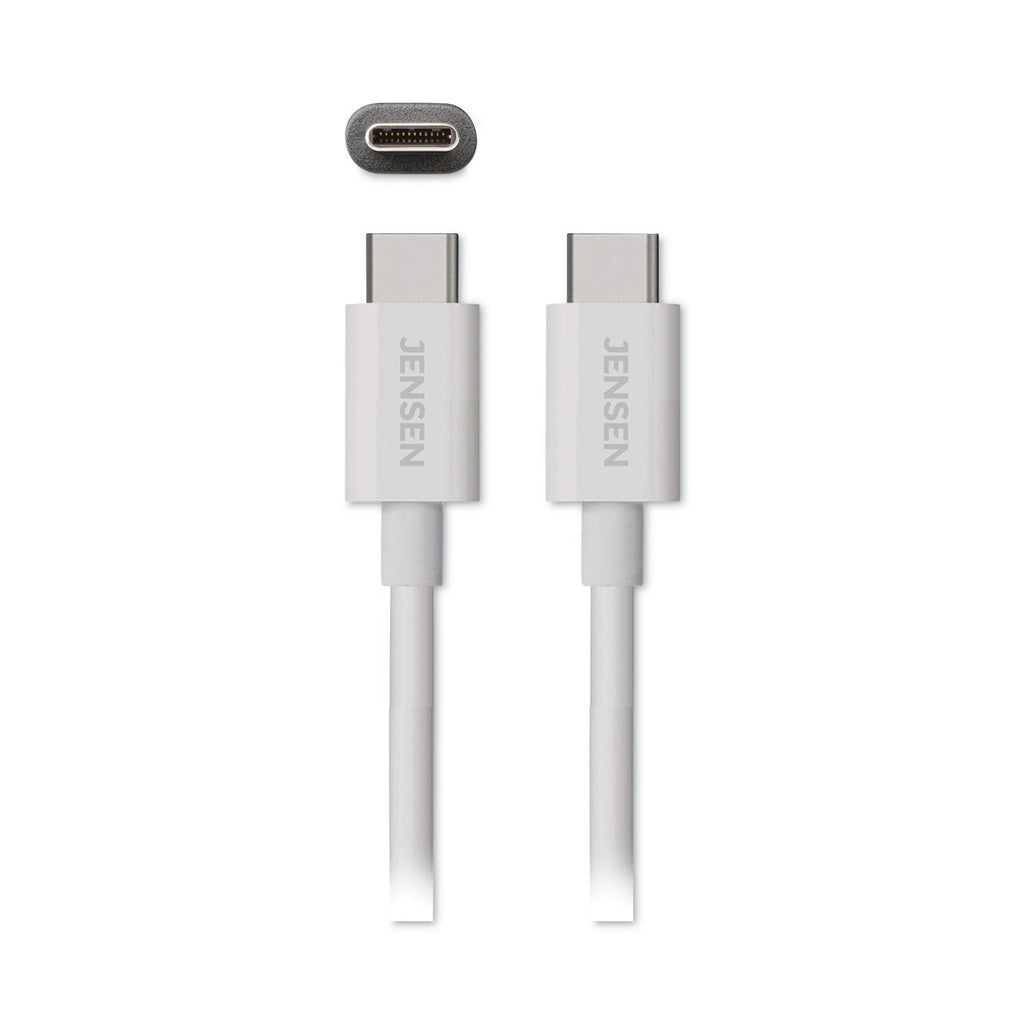 JENSEN USB-C 3.1 Type-C, 480 Mbps, 6 ft, White