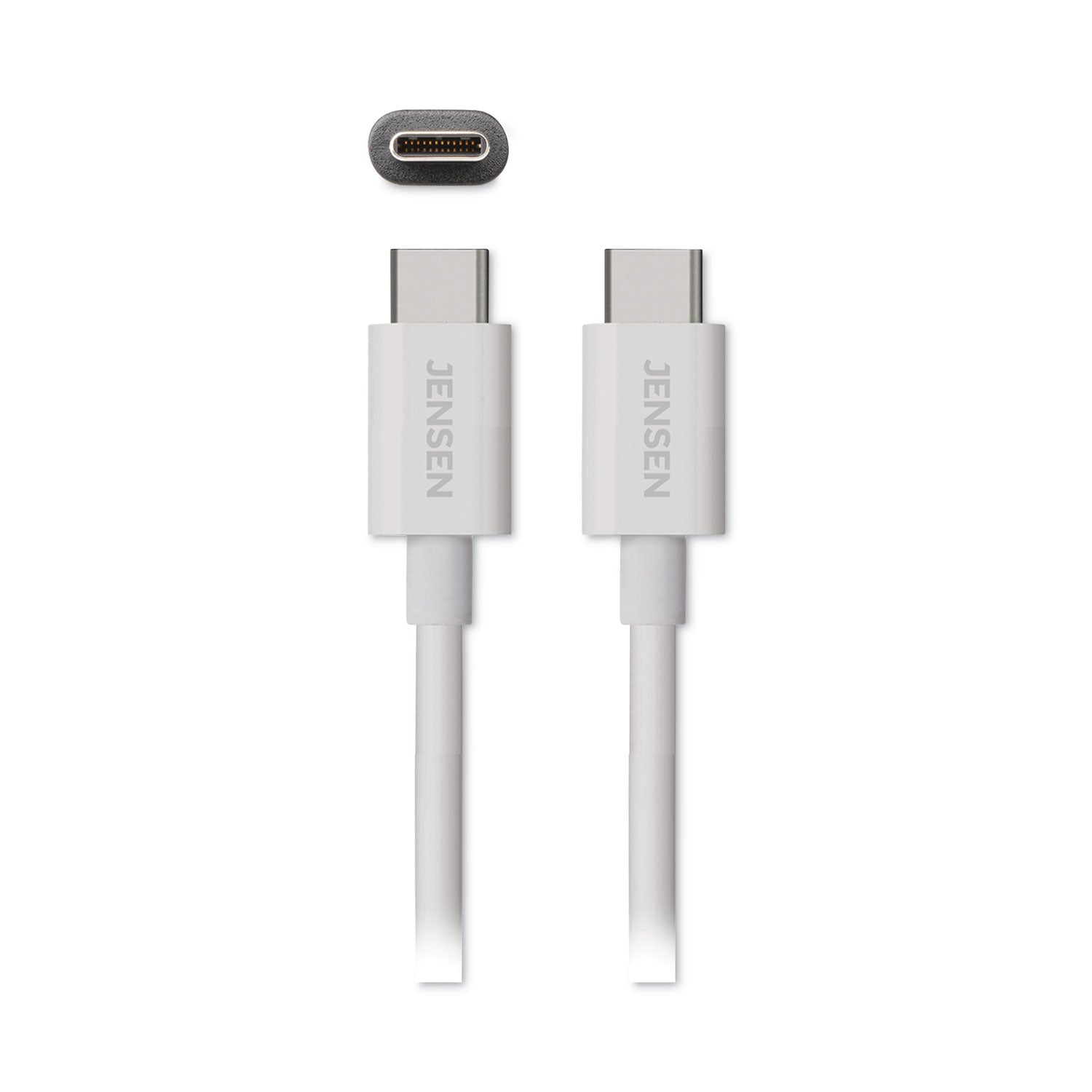 JENSEN USB-C 3.1 Type-C, 480 Mbps, 6 ft, White
