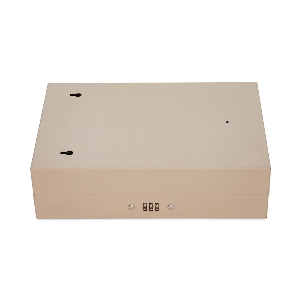 CONTROLTEK Combination Lockable Key Cabinet, 28-Key, Metal, Sand, 7.75 x 3.25 x 11.5
