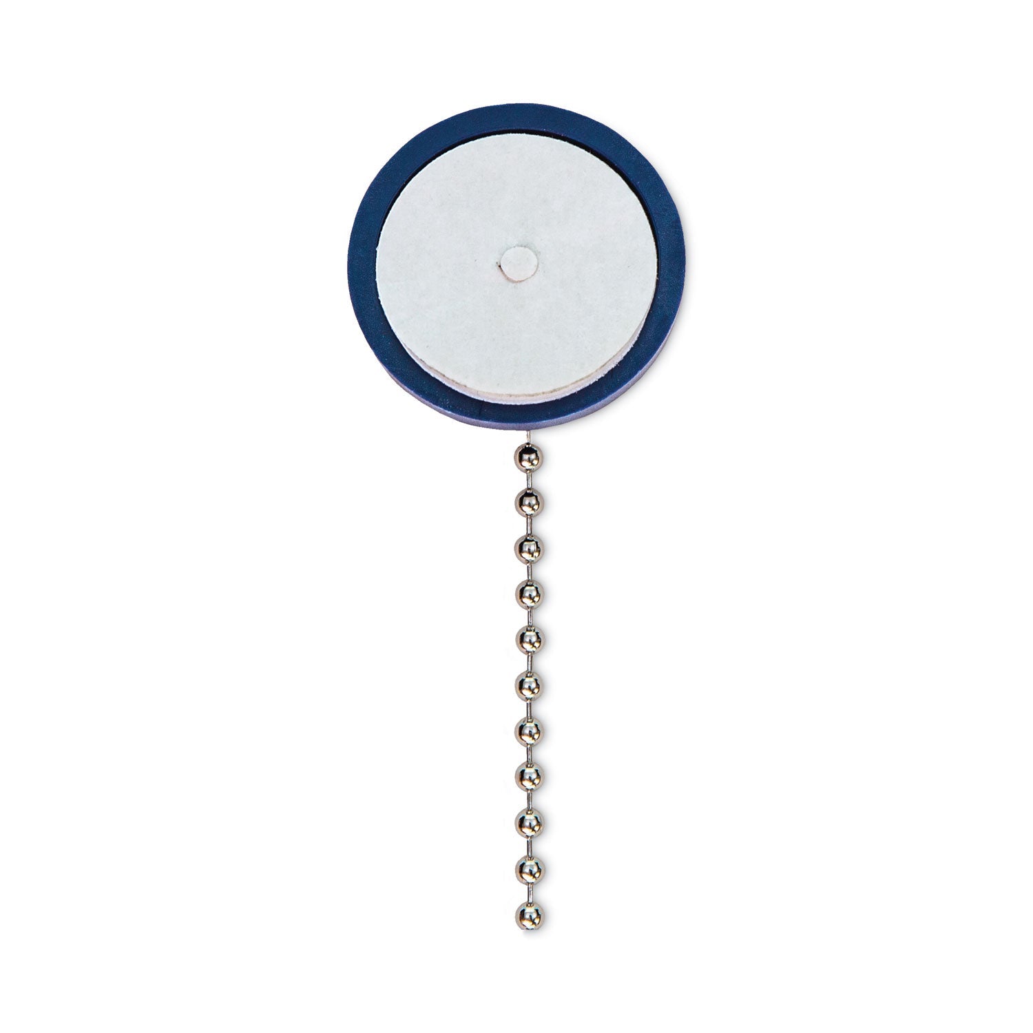 CONTROLTEK Antimicrobial Counter Chain Pen, Medium, 1 mm, Blue Ink, Blue