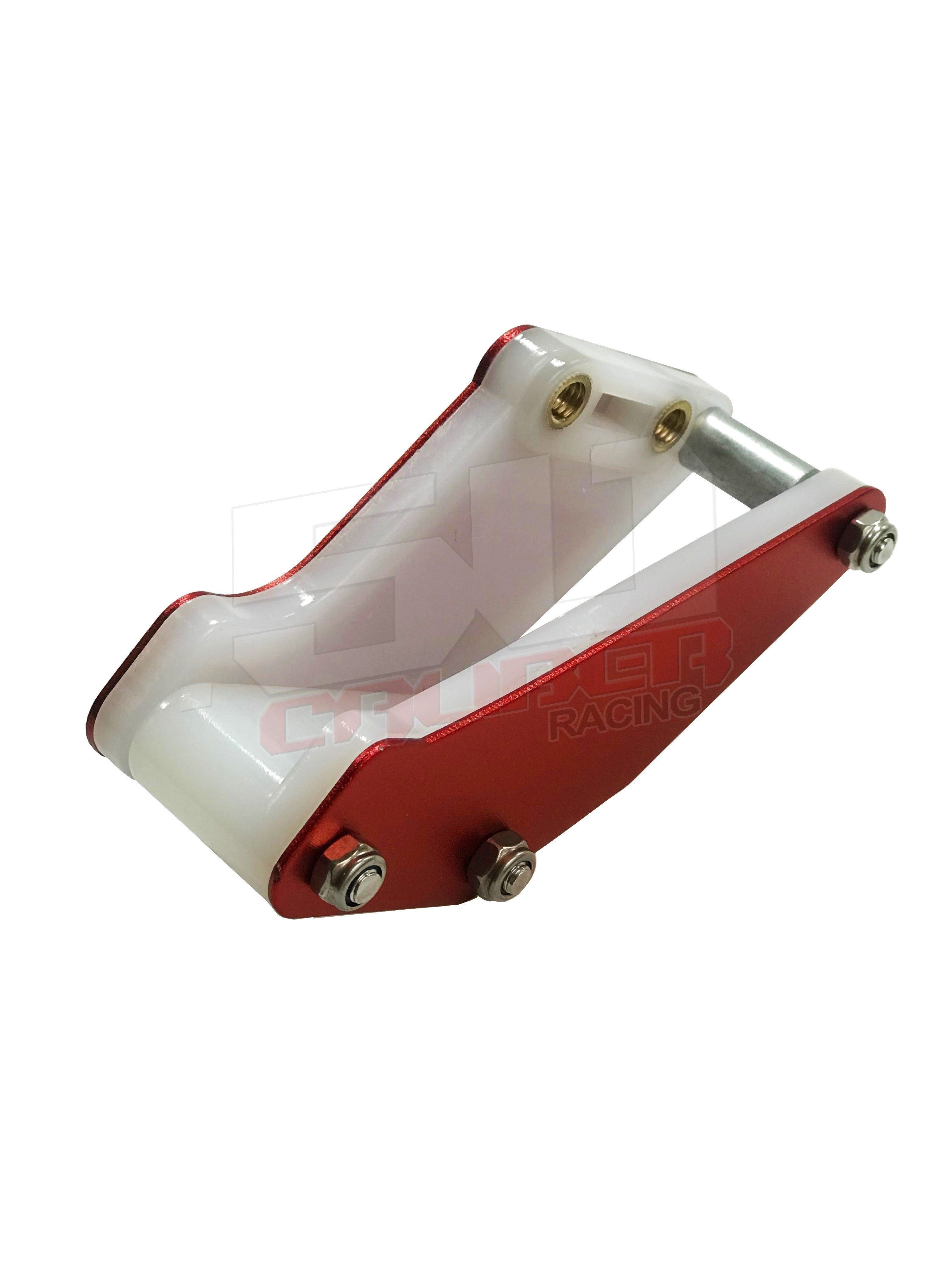 Billet Aluminum Chain guide - Red
