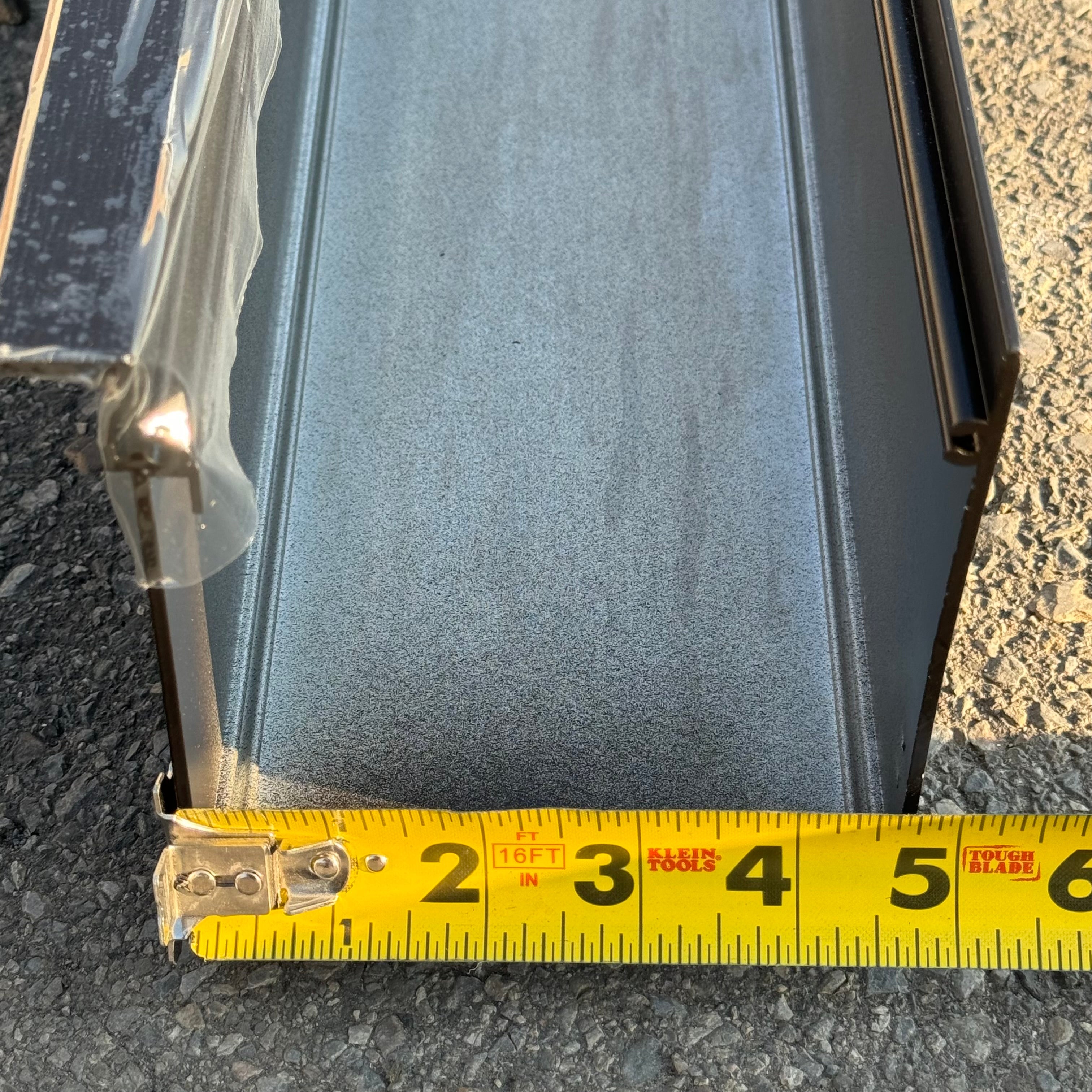 SPRINGS WINDOW FASHIONS Metal Support Bracket 16FT 5"x5" Black 05000-18