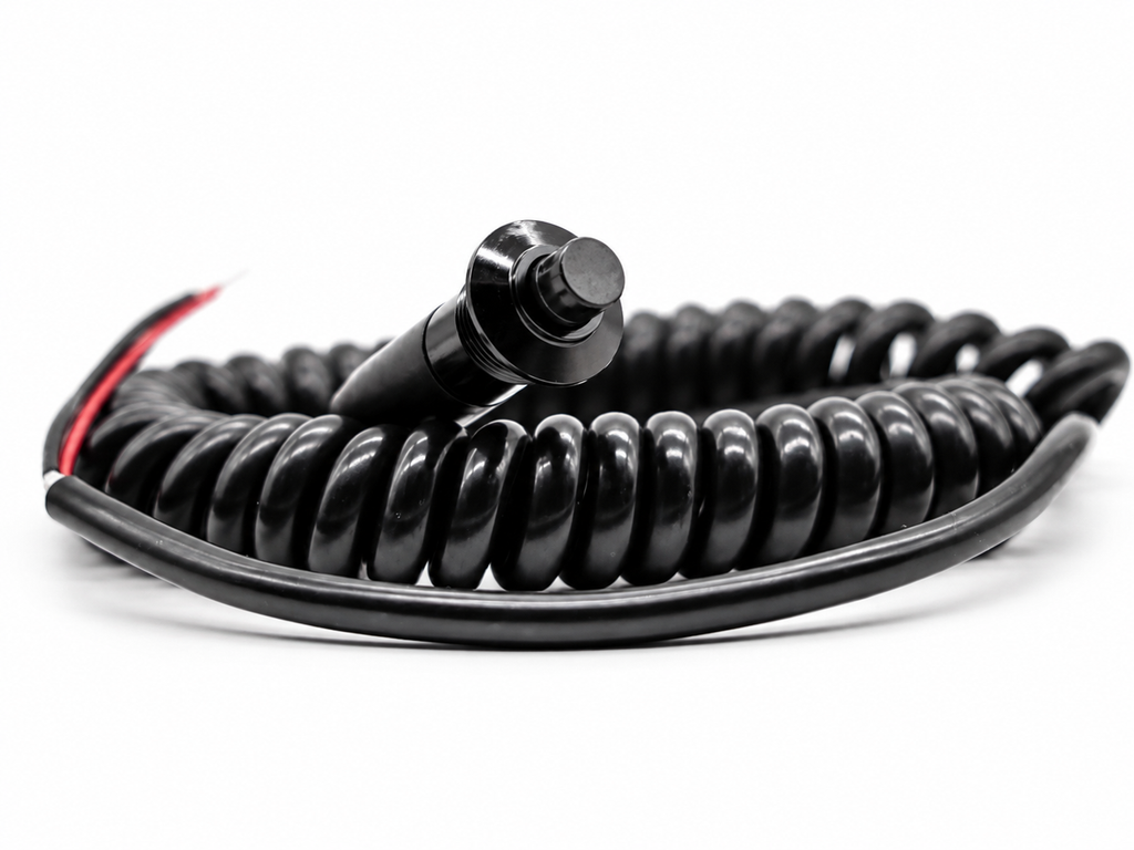 Granatelli Black Pin Head Momentary Push Button Switch w/ 6' Retractable Cord – 810101B
