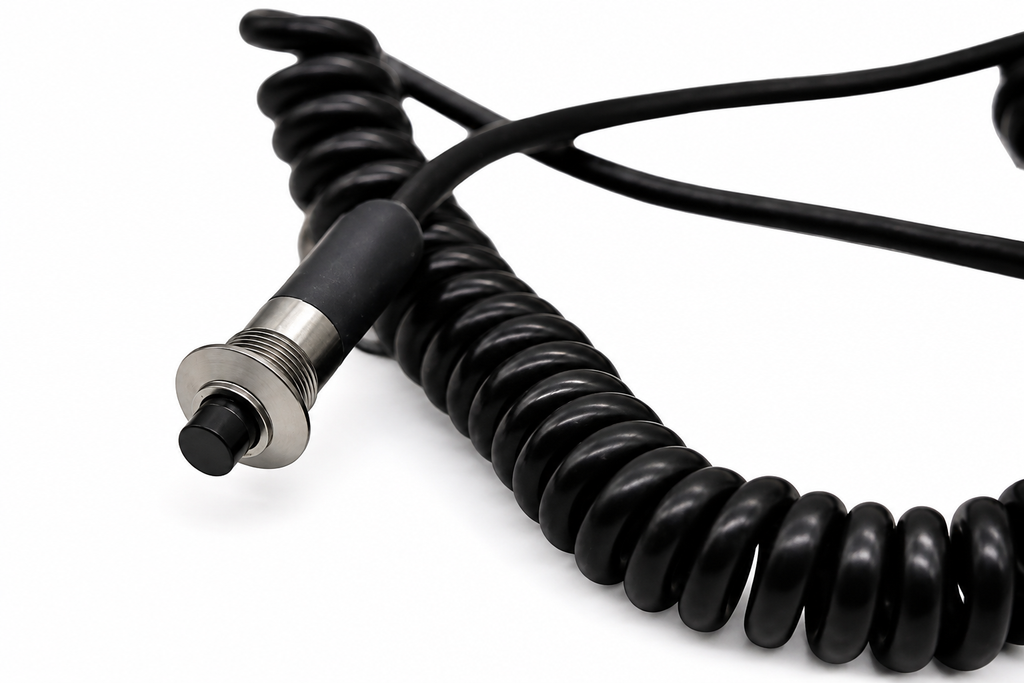 Granatelli Silver Pin Head Momentary Push Button Switch w/ 6' Retractable Cord – 810101SL