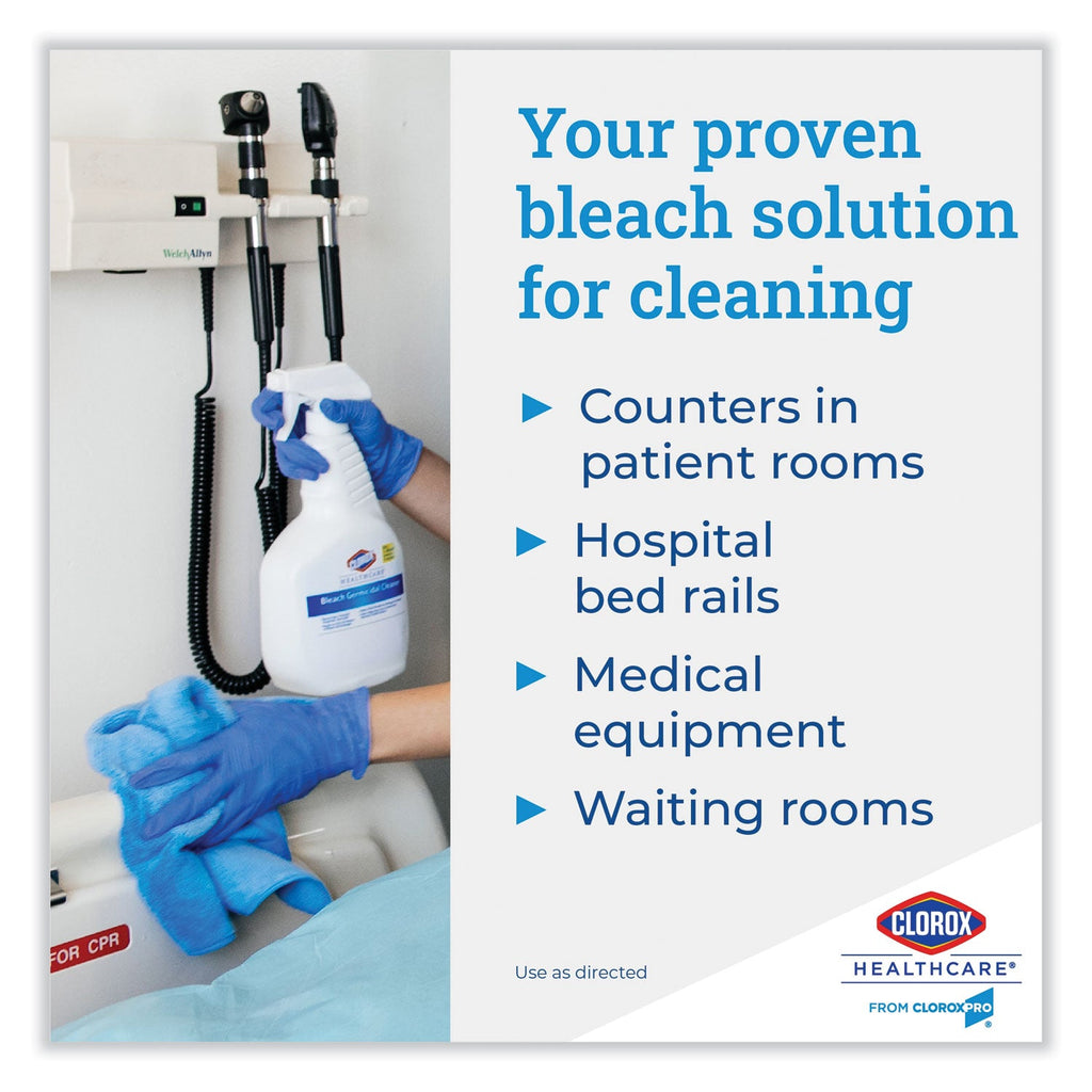 Clorox Bleach Germicidal Cleaner, 32 oz Spray Bottle, 6/Carton