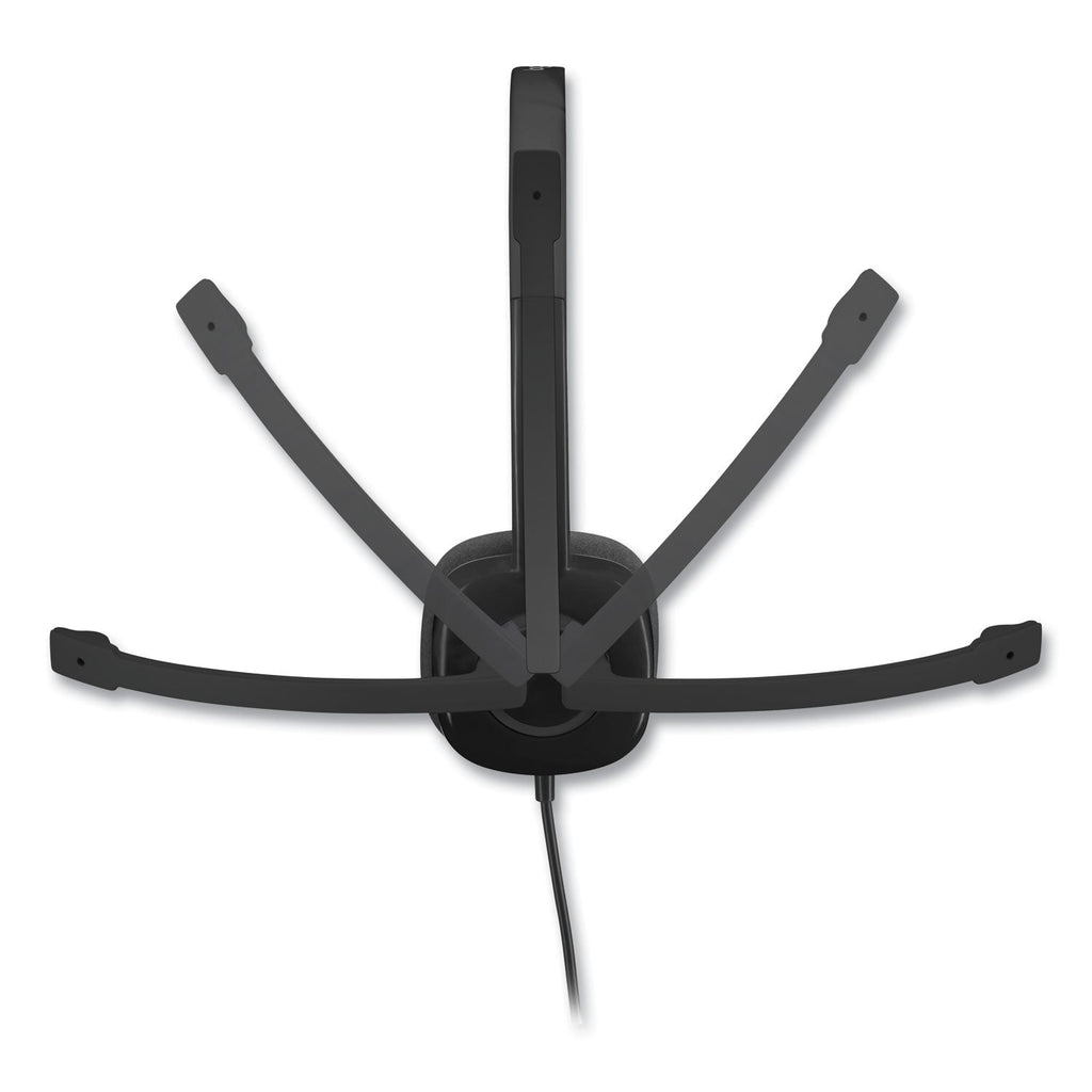 Logitech H151 Binaural Over-the-Head Stereo Headset, Black