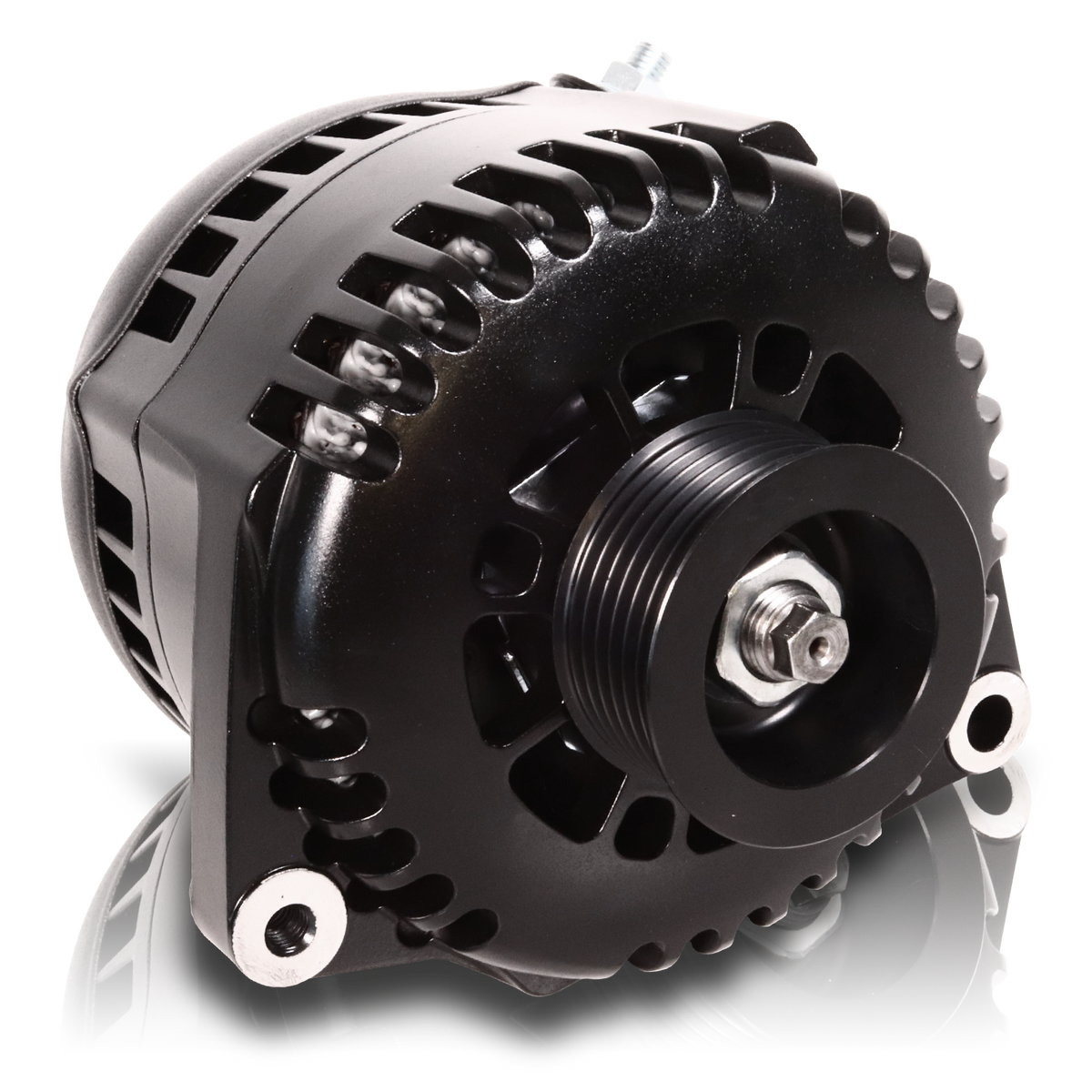 Mechman 240 Amp 6-Phase High Output Alternator 1988-1995 GM Truck - Black