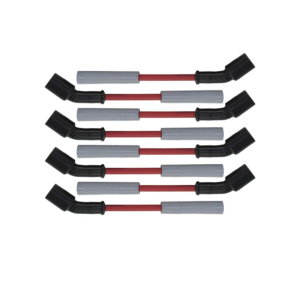 Red 8.5mm Spark Plug Wires – LS1-LS7, LSA & Gen V LT, Straight or 45° Boot