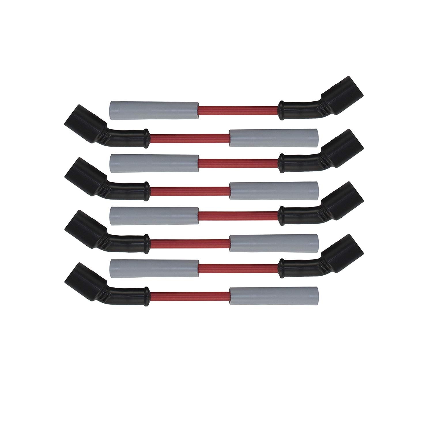 Red 8.5mm Spark Plug Wires – LS1-LS7, LSA & Gen V LT, Straight or 45° Boot