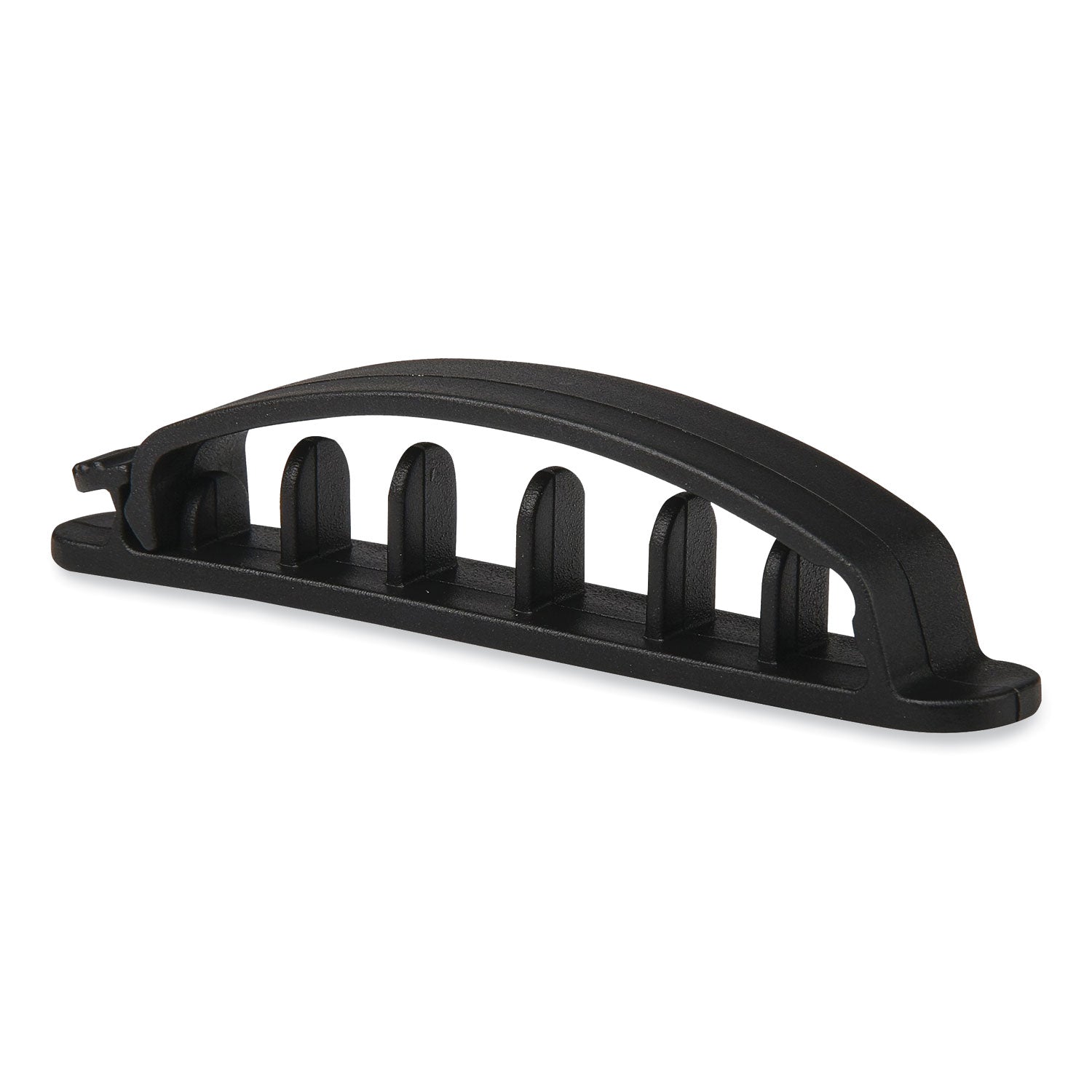 RCA Five Channel Cable Holder, 0.75" x 3.35", Black, 3/Pack