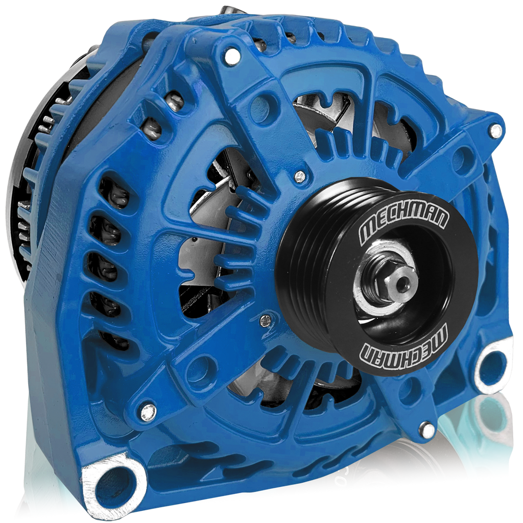 Mechman 400 Amp High Output Alternator 1996-2004 GM Truck 4.3L 4.8L 5.3L 5.7L 6L - Blue