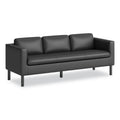 HON Parkwyn Series Sofa, 77w x 26.75d x 29h, Black