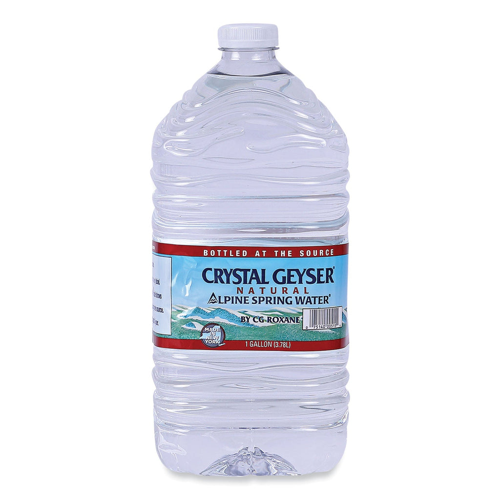 Crystal Geyser Alpine Spring Water, 1 Gal Bottle, 6/Case