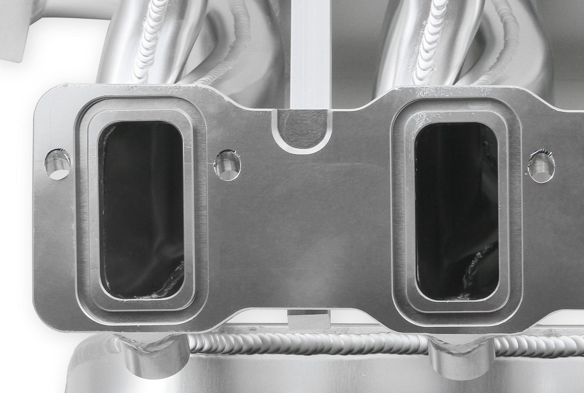 Sniper EFI Fabricated Intake Manifold Dual Plenum 92mm GM LS3/L92, and Fuel Rail Kit - Silver