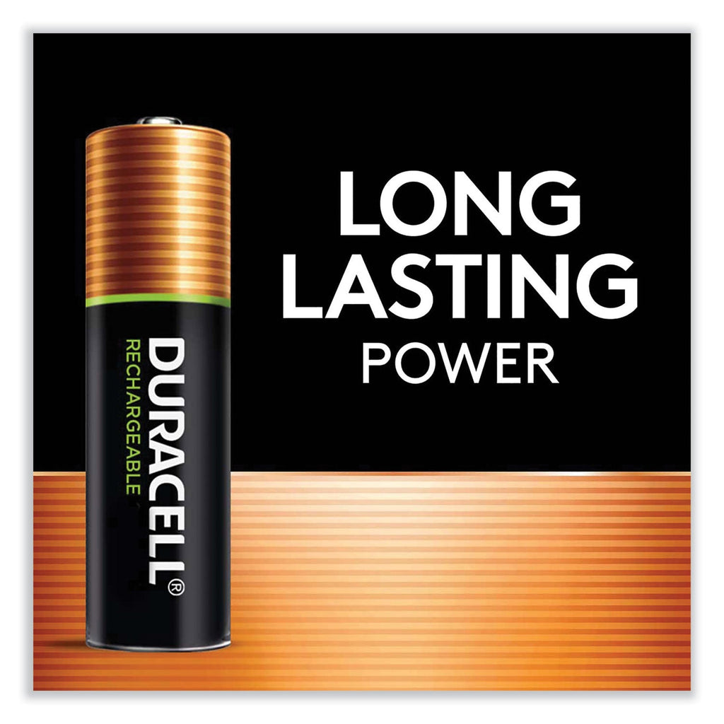 Duracell Rechargeable StayCharged NiMH Batteries, AA, 2/Pack