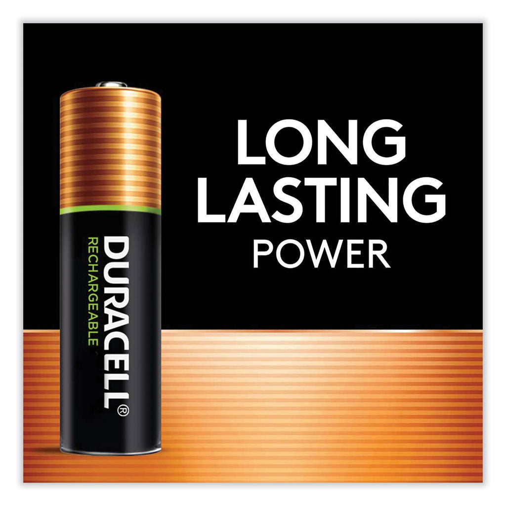 Duracell Rechargeable StayCharged NiMH Batteries, AAA, 4/Pack