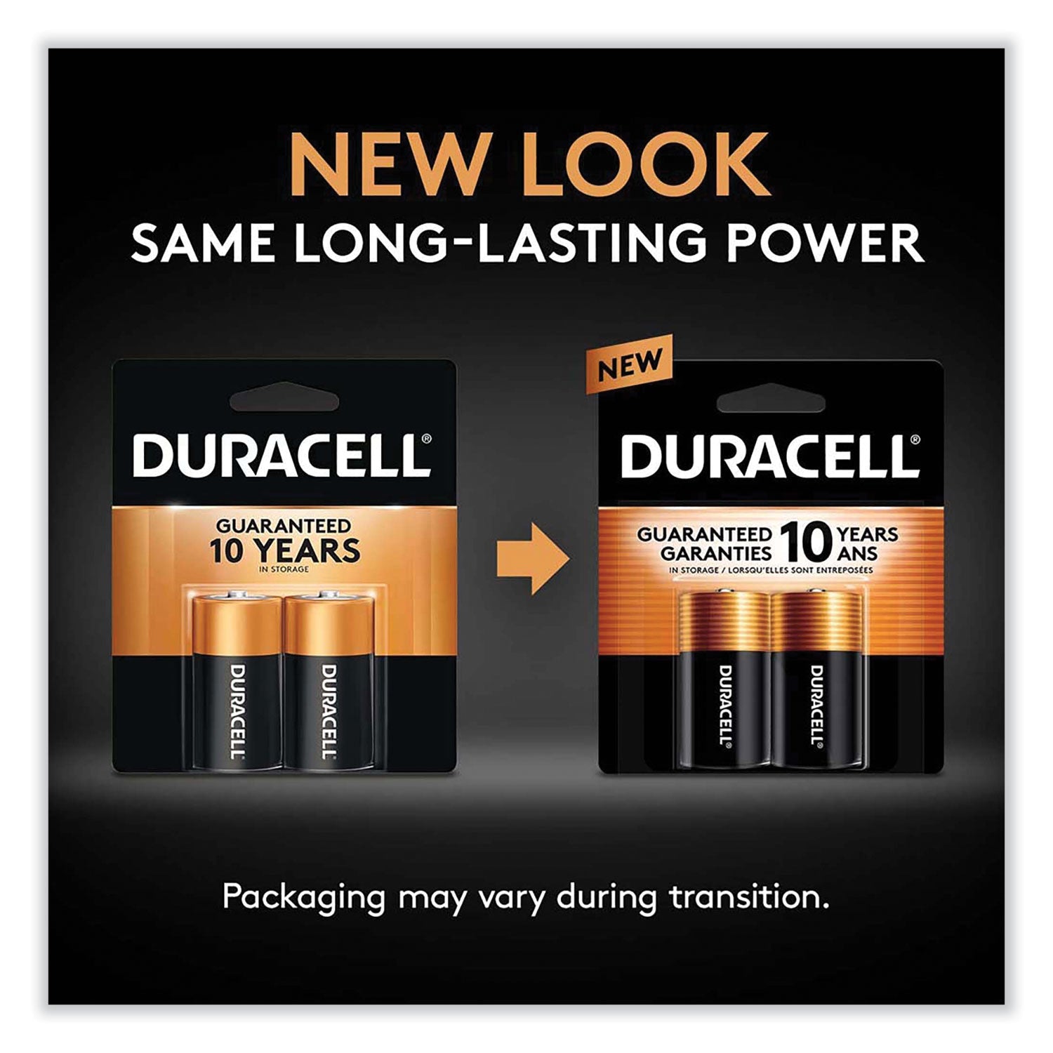 Duracell CopperTop Alkaline C Batteries, 2/Pack