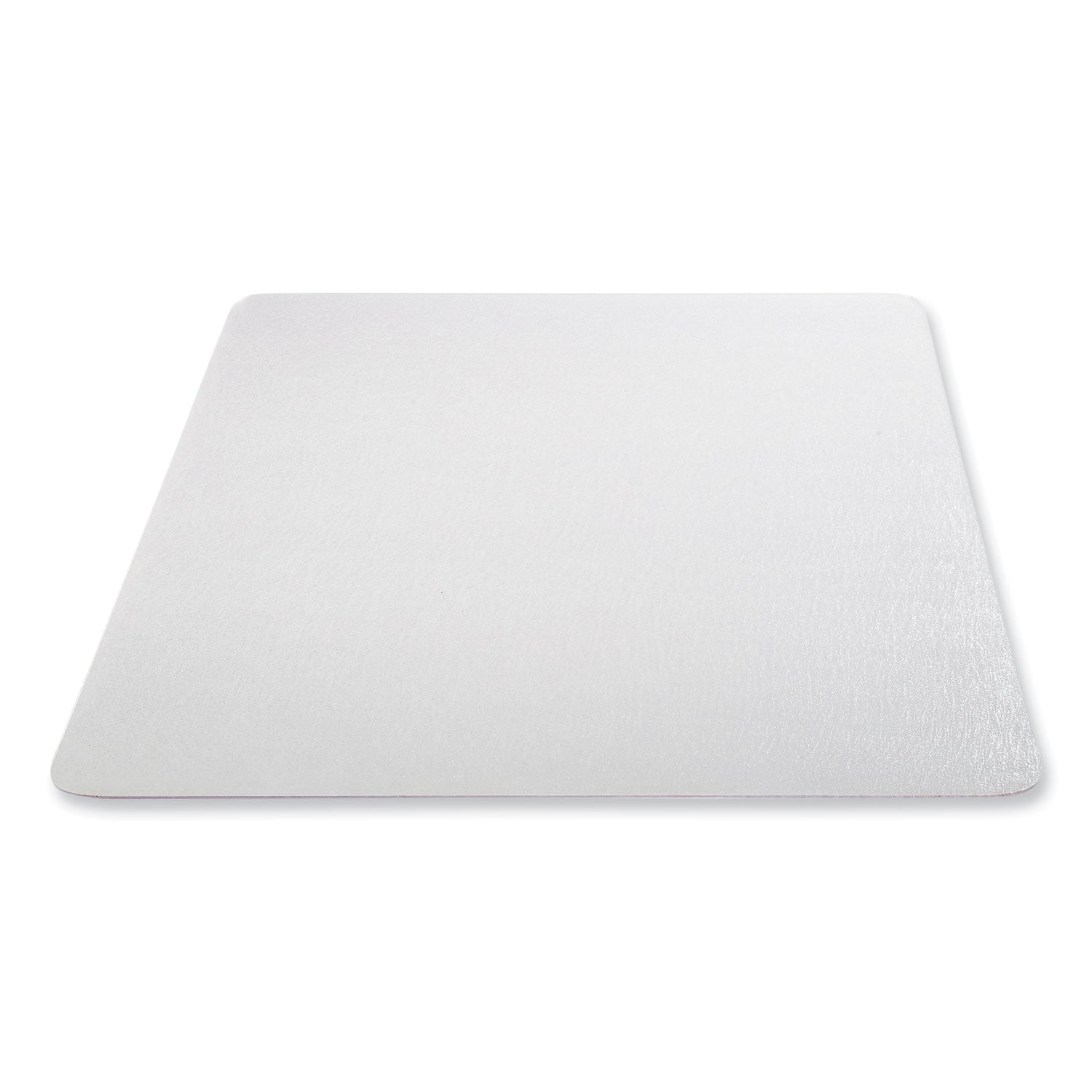 deflecto EconoMat All Day Use Chair Mat for Hard Floors, 45 x 53, Rectangular, Clear