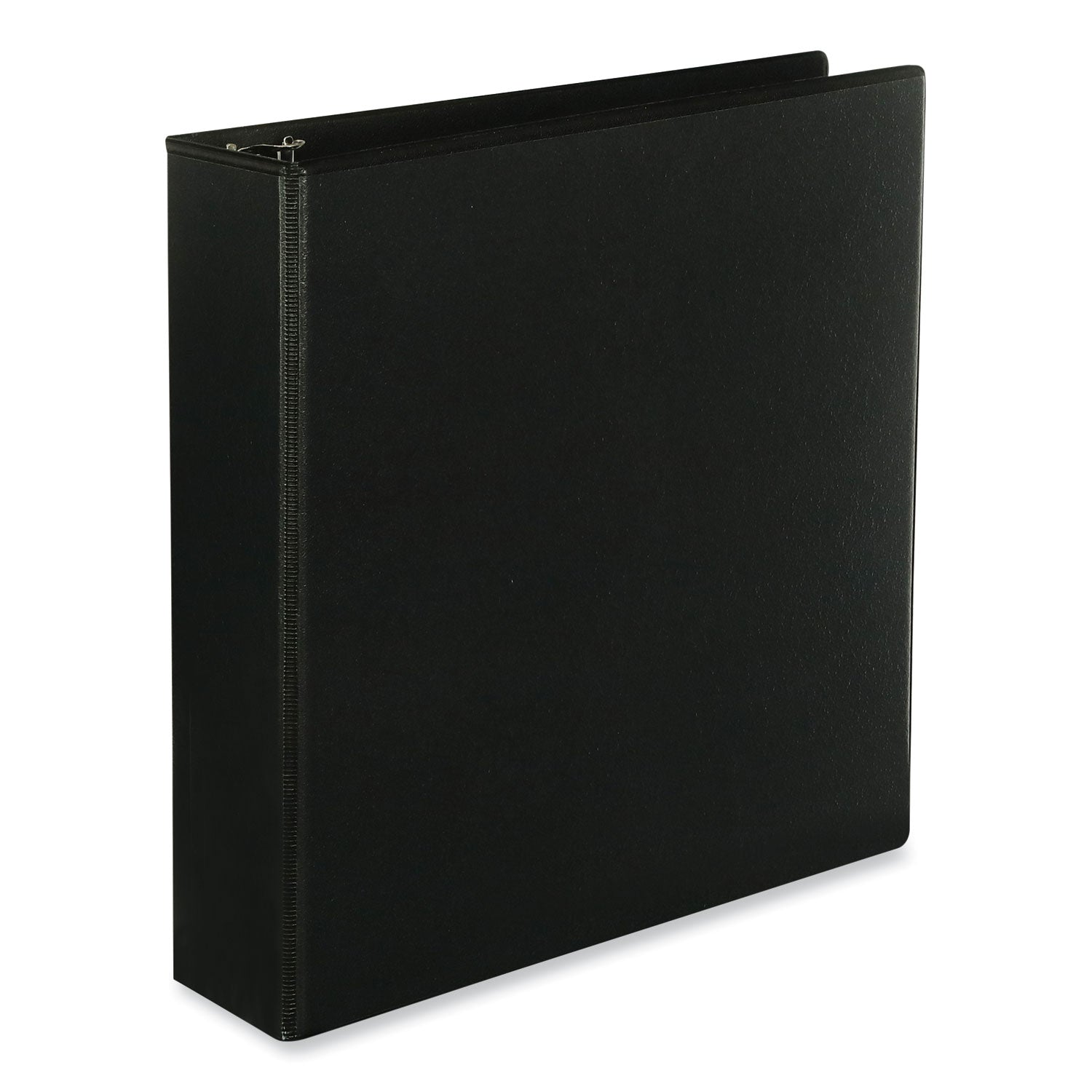 Universal Slant D-Ring View Binder, 3 Rings, 2" Capacity, 11 x 8.5, Black, 6/Carton