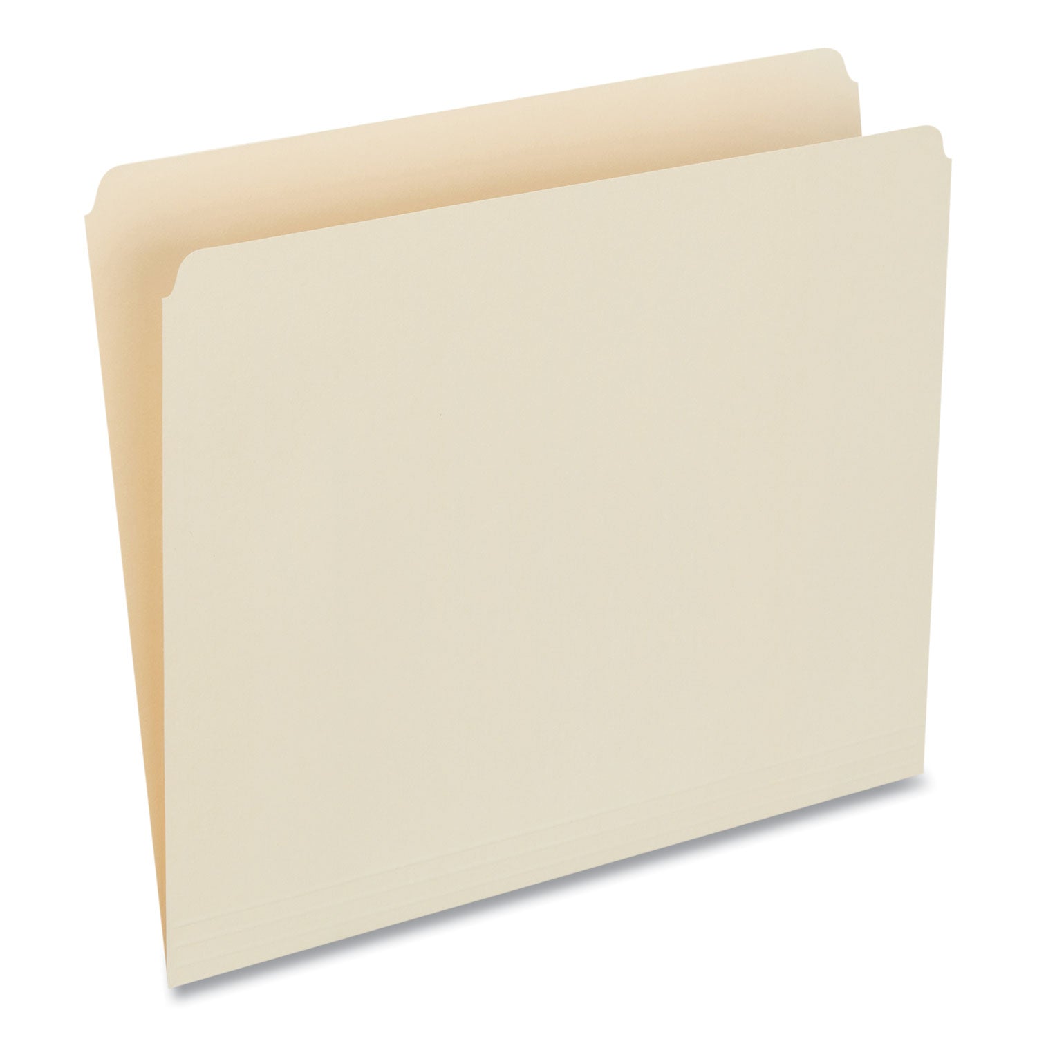 Universal Top Tab File Folders, Straight Tabs, Letter Size, 0.75" Expansion, Manila, 100/Box