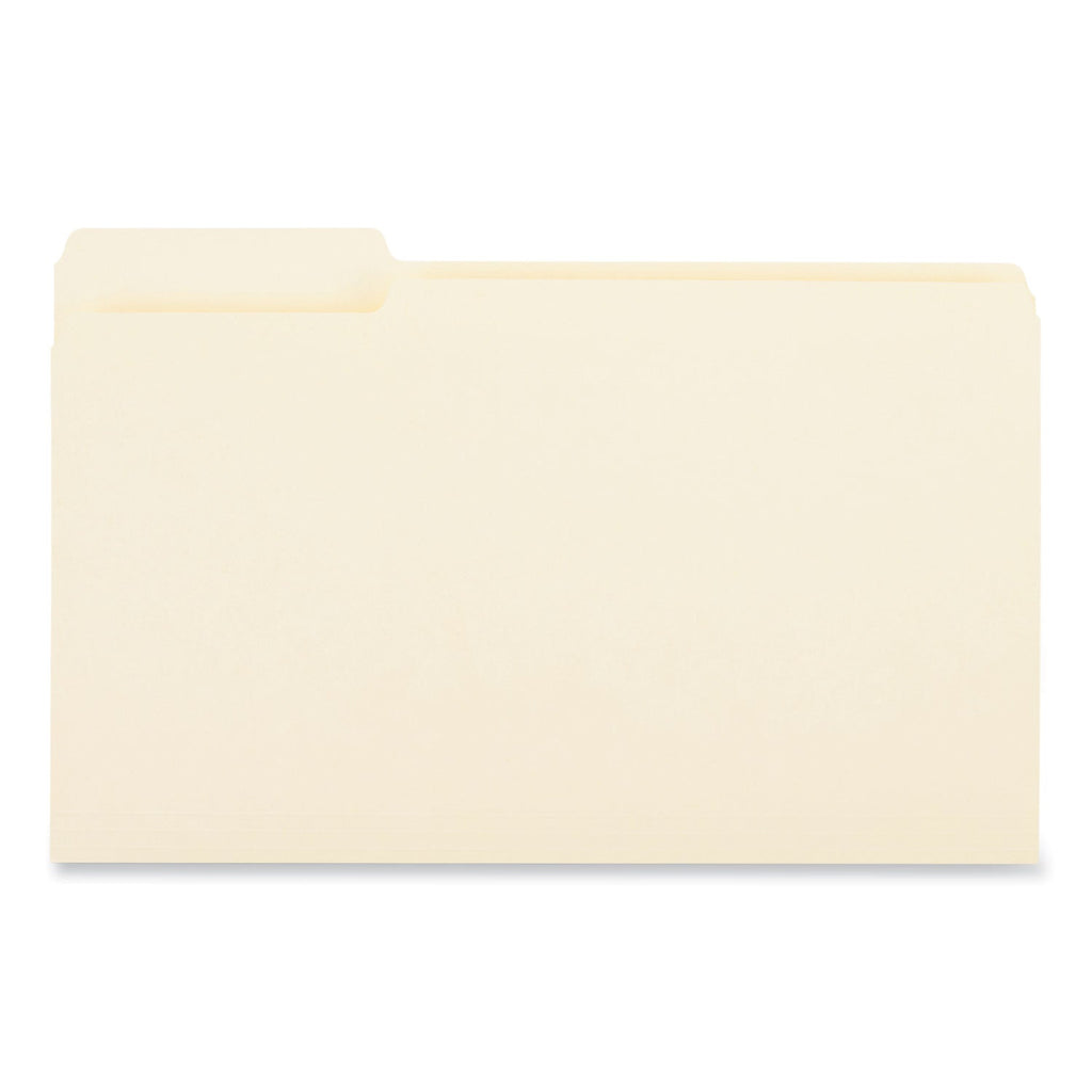 Universal Top Tab File Folders, 1/3-Cut Tabs: Left Position, Legal Size, 0.75" Expansion, Manila, 100/Box