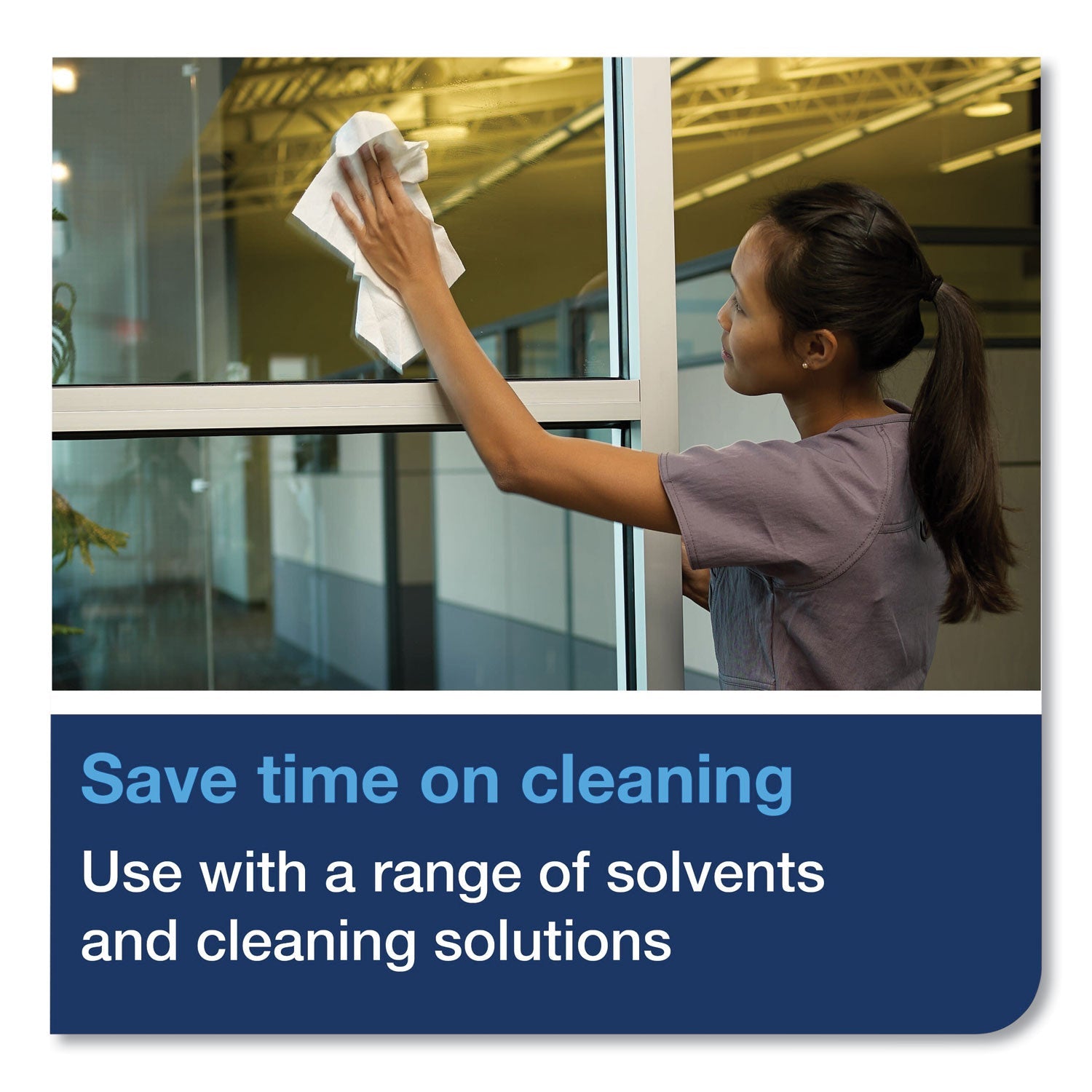 Tork Cleaning Cloth, 8.46 x 16.13, White, 100 Wipes/Box, 10 Boxes/Carton