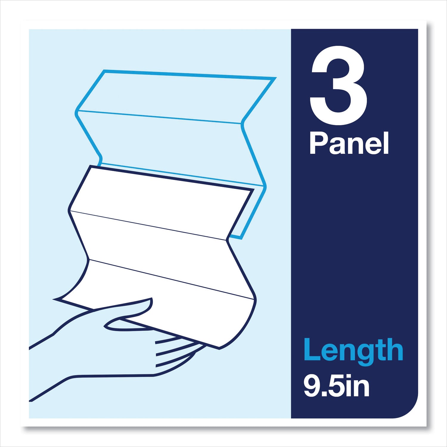Tork Advanced Multifold Hand Towel, 9 x 9.5, White, 250/Pack, 16 Packs/Carton