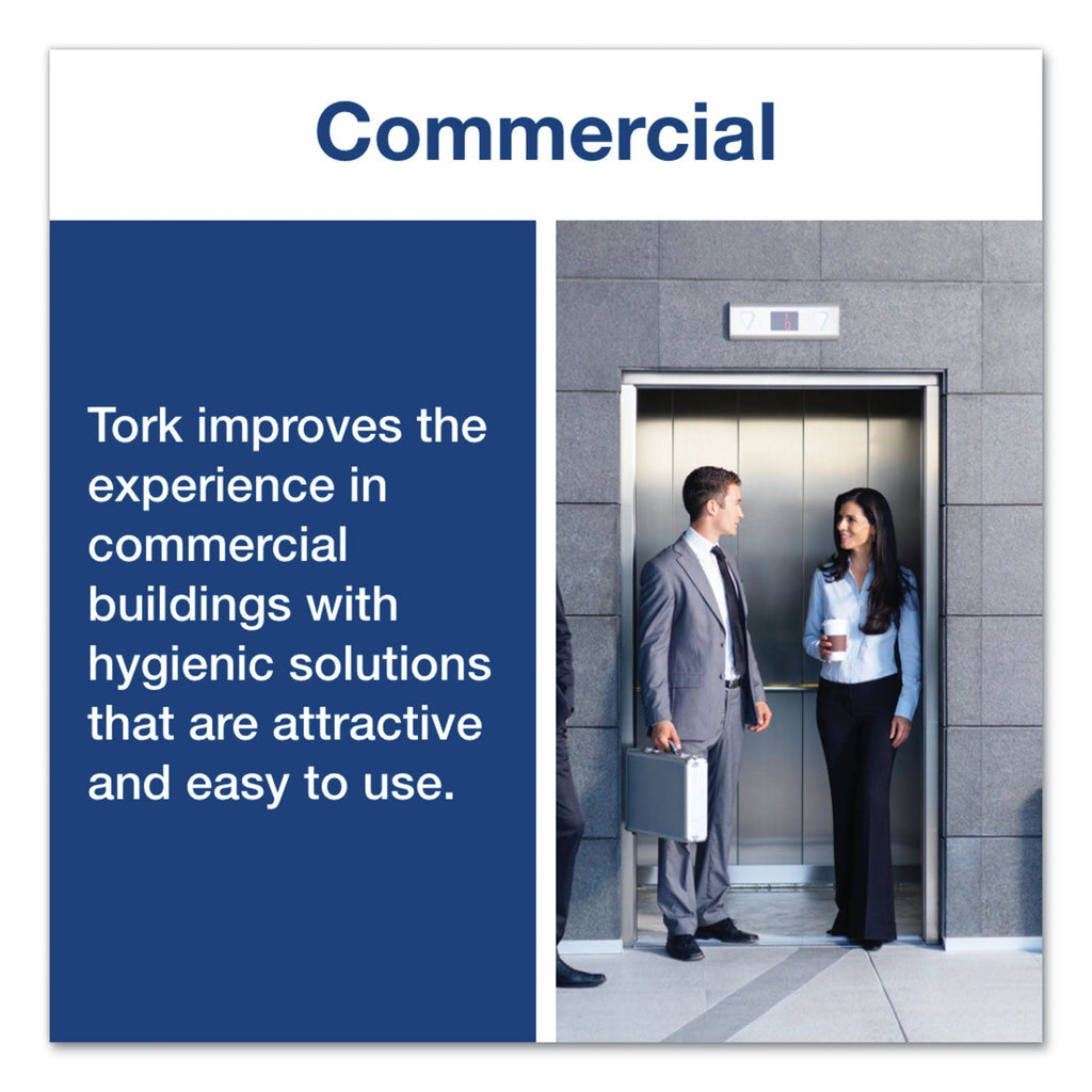 Tork Advanced Mini-Jumbo Roll Bath Tissue, Septic Safe, 2-Ply, White, 3.48" x 751 ft, 12 Rolls/Carton