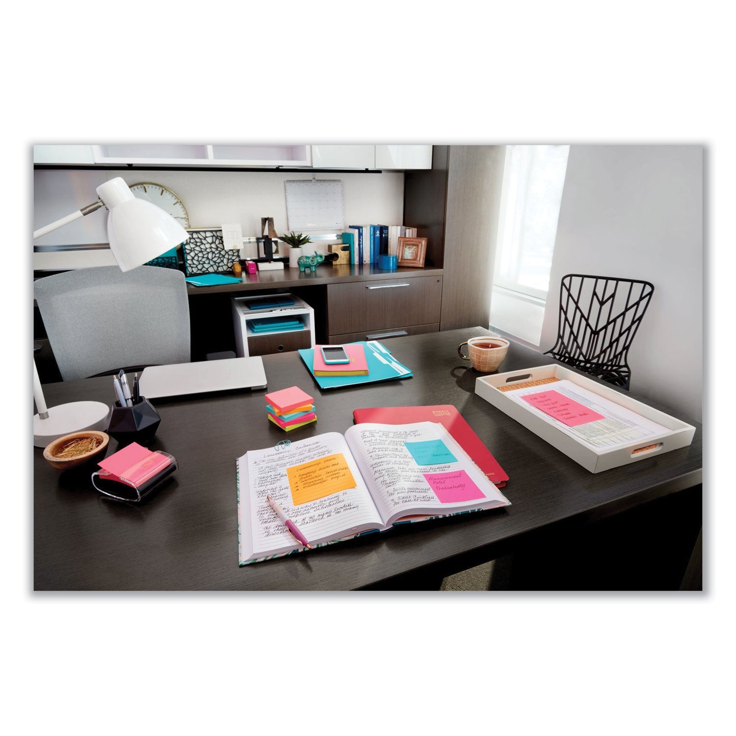 Post-it Original Pads Assorted Value Pack, 3" x 3", (12) Canary Yellow, (12) Poptimistic Collection, 100 Sheets/Pad, 24 Pads/Pack