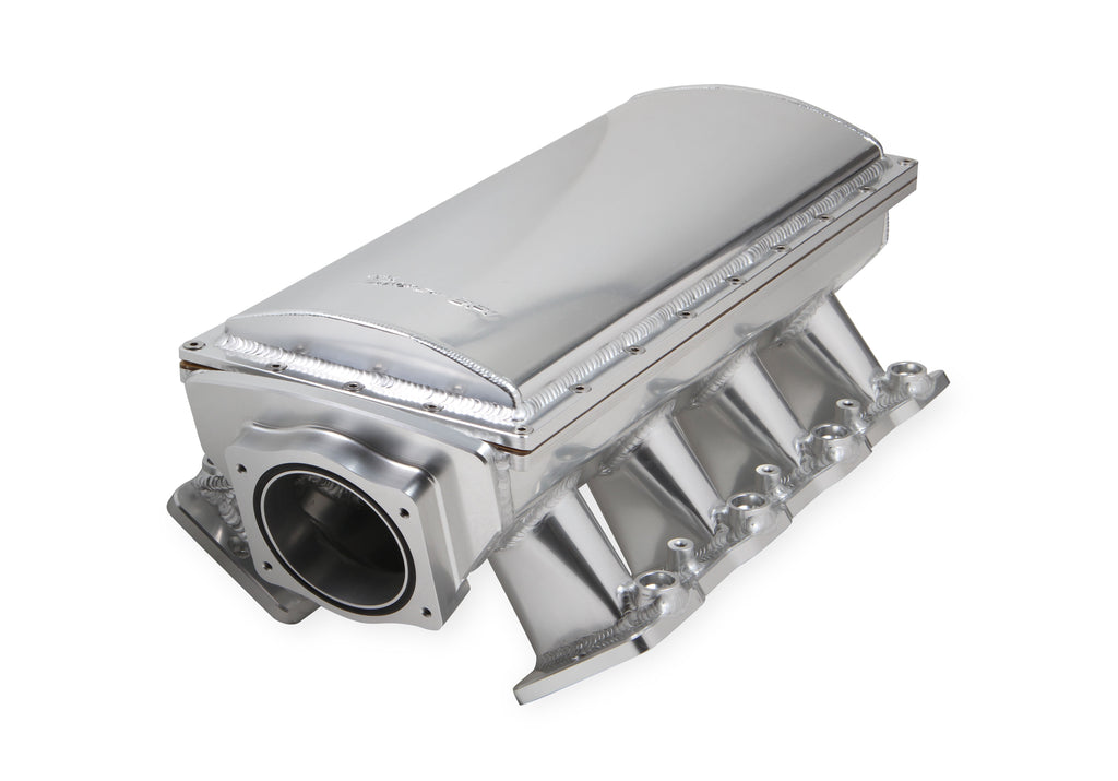 Sniper EFI Fabricated Race Series Intake Manifold - GM LS1/LS2/LS6 - Silver