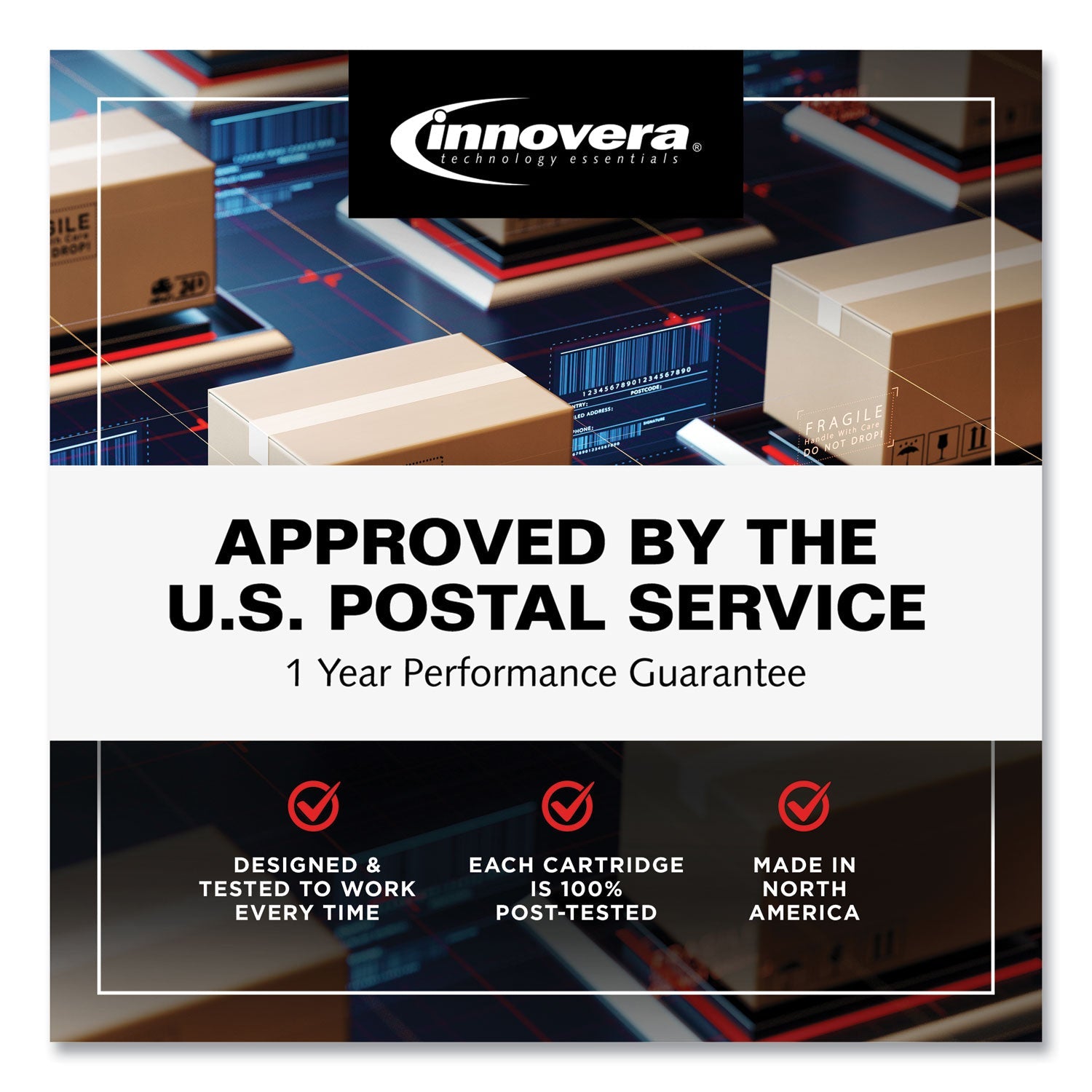 Innovera Remanufactured Black Extended-Yield Toner, Replacement for 81A (CF281AJ), 18,000 Page-Yield
