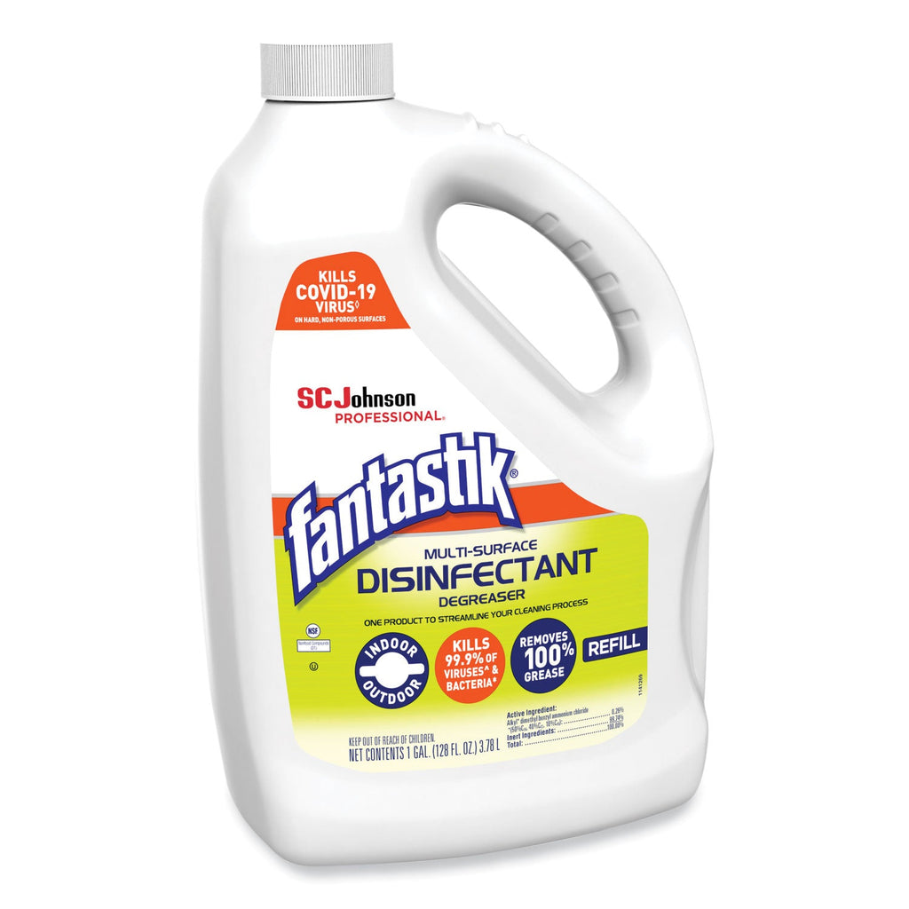 Fantastik Multi-Surface Disinfectant Degreaser, Pleasant Scent, 1 Gallon Bottle