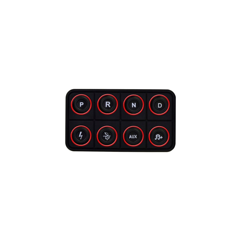AEM EV 8 Button Keypad CAN Based Programmable Backlighting