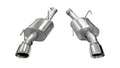 Corsa Performance 05-10 Ford Mustang Shelby GT500 5.4L V8 Polished Xtreme Axle-Back