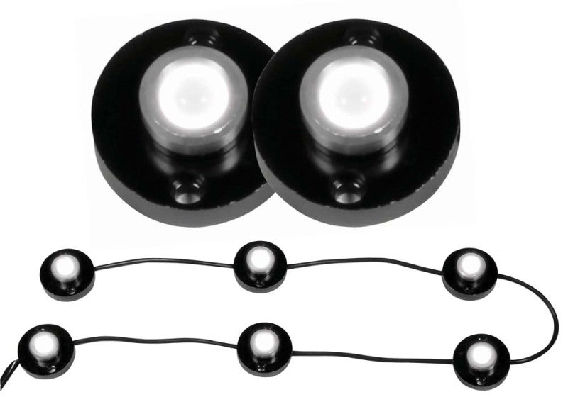 Anzo Bed Rail Lights Universal LED Heavy Duty 6 Pod LED Bed Rail/Rock Crawl