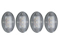 Anzo 1999-2010 Ford F-350 LED Fender Light Kit Clear 2pc Amber / 2pc Red
