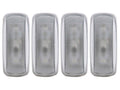 Anzo 2010-2015 Dodge Ram 3500 LED Fender Light Kit Clear 2pc Amber / 2pc Re